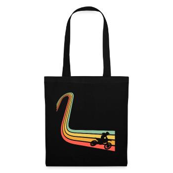 Motocross - Sac en tissu - noir - Devant