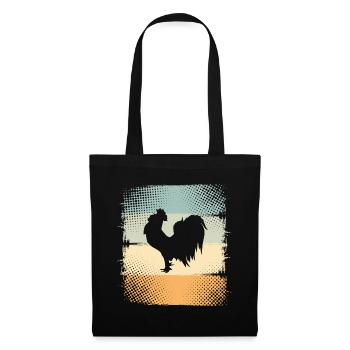 Rooster - Tote Bag - black - Front