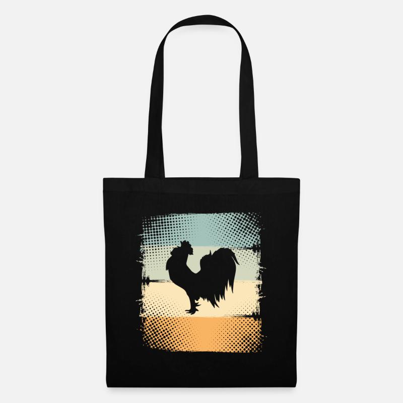 Rooster - Tote Bag - black