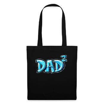 Annonce de grossesse Papa pour la deuxième fois - Sac en tissu - noir - Devant