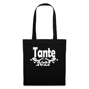 Tante 2022 - Stoffbeutel - Schwarz - Vorne
