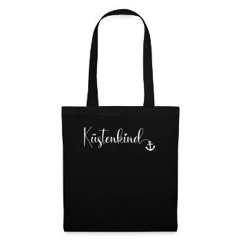 Enfant côtier Basse côte allemande de la mer du Nord - Sac en tissu - noir - Devant