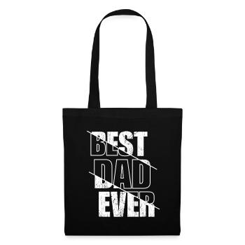 Meilleur papa de tous les temps - Sac en tissu - noir - Devant