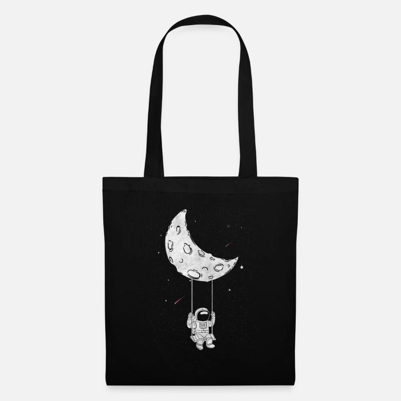 Astronaute Moon Swing Spacecore Esthétique Gesche - Sac en tissu - noir