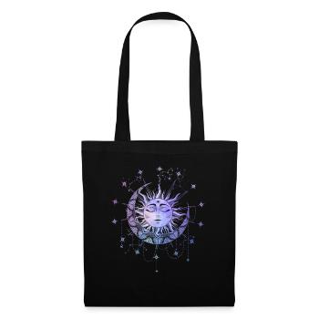 Spirituelle magische Sonne okkultes Magie Symbol - Stoffbeutel - Schwarz - Vorne