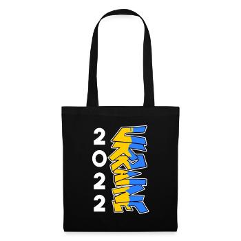 Ukraine - Sac en tissu - noir - Devant