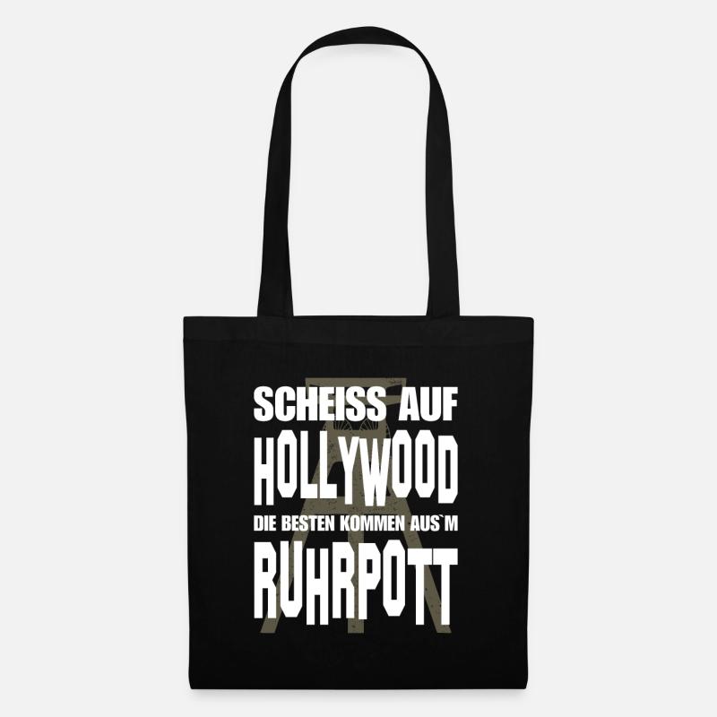 Ruhrpott Ruhrgebiet Spruch Sprüche Slang Dialekt - Stoffbeutel - Schwarz