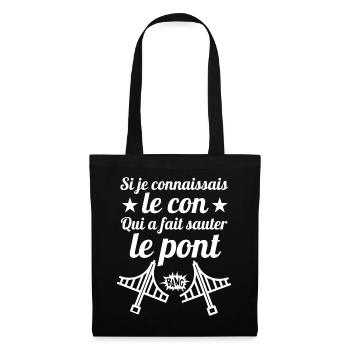 septième compagnie, 7ème compagnie, film culte - Sac en tissu - noir - Devant