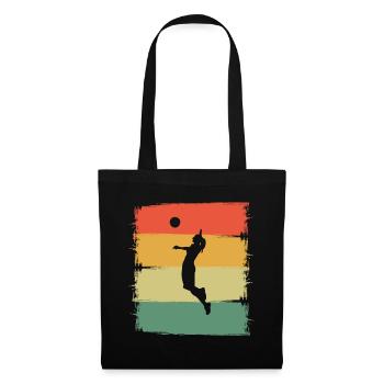 Volley-ball - Sac en tissu - noir - Devant