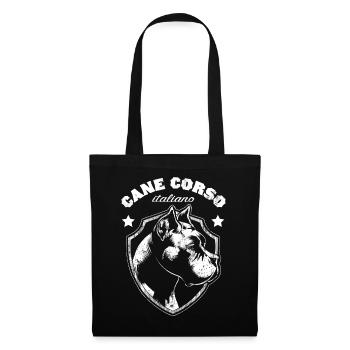 Cane corso - Sac en tissu - noir - Devant