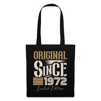 Né en 1972 Anniversaire Année vintage rétro - Sac en tissu - noir - Devant