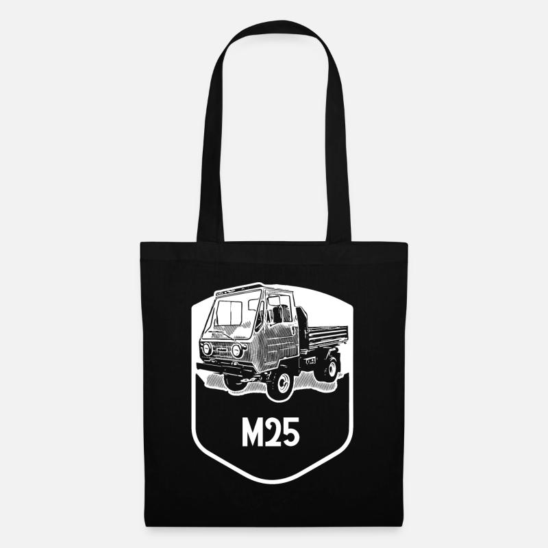 Multicar M25 - DDR - Klassiker - Stoffbeutel - Schwarz