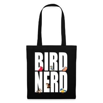 Birds Bird Nerd - Tote Bag - black - Front