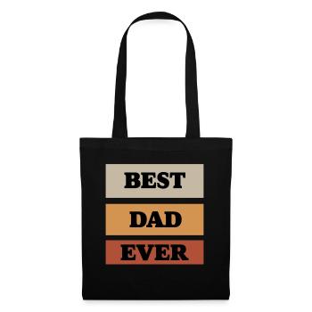 Best Dad Ever - Stoffbeutel - Schwarz - Vorne
