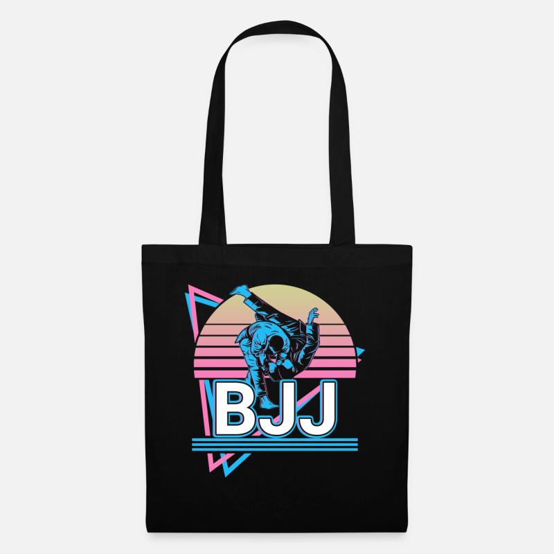 Brasilianisches Jiu Jitsu BJJ Geschenk - Stoffbeutel - Schwarz