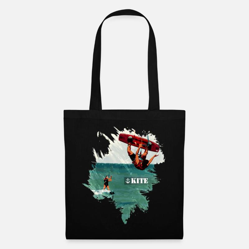 Kite Boarding | Kiting | Kite Surfing - Tote Bag - black