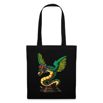 Quetzalcoatl Aztec Serpent Temple Maya Inca - Sac en tissu - noir - Devant