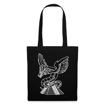 Quetzalcoatl Aztec Serpent Mayan Temple Inca - Tote Bag - black - Front