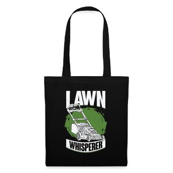 Tondeuse à gazon Tondeuse à gazon Jardin Jardinier Cadeau - Sac en tissu - noir - Devant