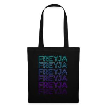 Freyja Goddess Wicca Pagan Retro - Tote Bag - black - Front