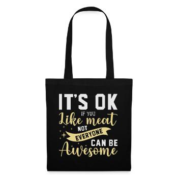 Vegetarian Fast Food Vegan - Tote Bag - black - Front