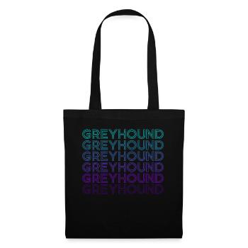 Greyhound Retro - Tote Bag - black - Front