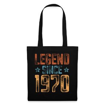 1970 Born Year of birth Birthday - Tote Bag - black - Front