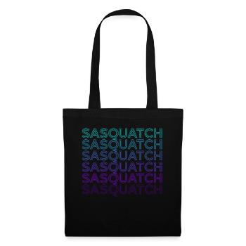 Sasquatch Bigfoot Retro - Tote Bag - black - Front