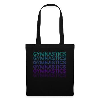 Gymnastics Gymnast Retro - Tote Bag - black - Front