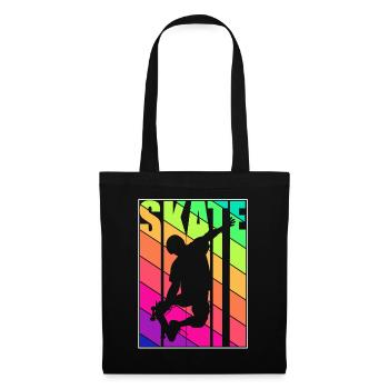 Skateboard - Skate - Sac en tissu - noir - Devant