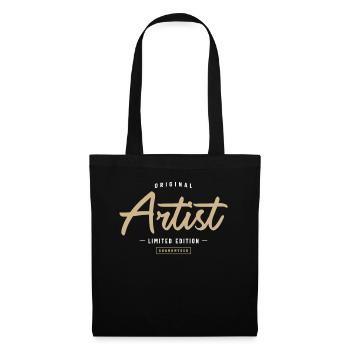 Artist Funny Job Title Profession Birthday Worker - Tote Bag - black - Front