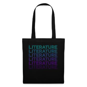 Literature Literature Literary Retro - Tote Bag - black - Front