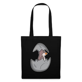 Bébé Moineau Domestique - Sac en tissu - noir - Devant
