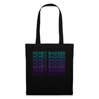 Miel Blaireau Rétro - Sac en tissu - noir - Devant
