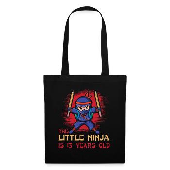 Birth Born Age 13 Years Old Japan Japanese Ninja - Tote Bag - black - Front