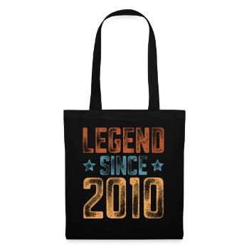 2010 Born Year of birth Birthday - Tote Bag - black - Front