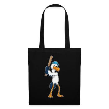 Stork Baseball Baseball Bat - Tote Bag - black - Front