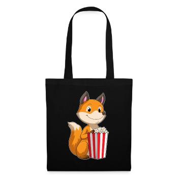 Fox Popcorn - Tote Bag - black - Front