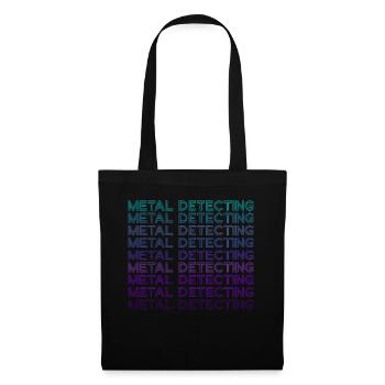 Rétro de détection de métaux - Sac en tissu - noir - Devant