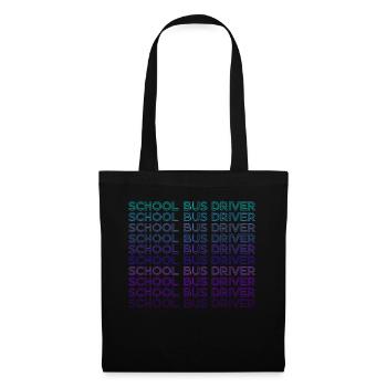 School bus driver Retro - Tote Bag - black - Front