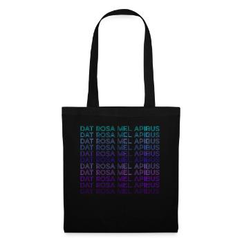 Dat Rosa Mel Apibus Rosicrucian Emblem Retro - Tote Bag - black - Front