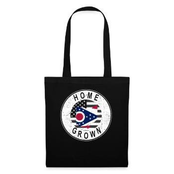 Land Map America US Flag Home Grown Ohio - Tote Bag - black - Front