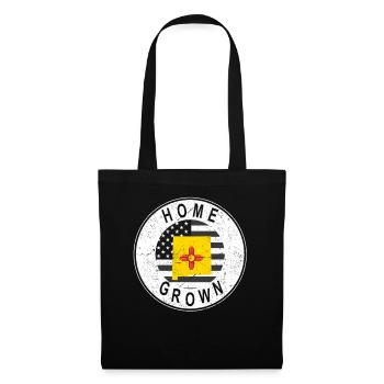 Land Map America US Flag Home Grown New Mexico - Stoffbeutel - Schwarz - Vorne