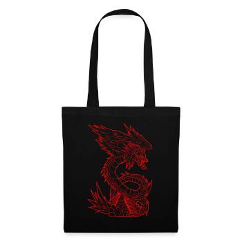 Quetzalcoatl Ancient Aztec Serpent Mayan Tempe - Tote Bag - black - Front