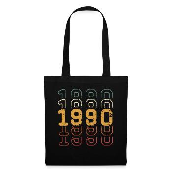 1990 - Tote Bag - black - Front