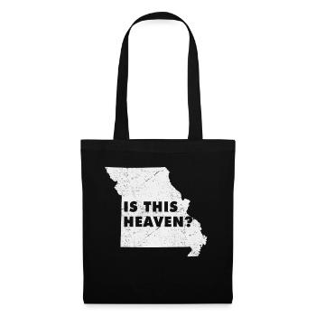Carte terrestre Amérique État américain Accueil Paradis Missouri - Sac en tissu - noir - Devant