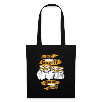Read Guinea Pig Book Reader Gift - Tote Bag - black - Front