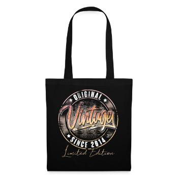 2014 Year of birth Birthday Vintage - Tote Bag - black - Front
