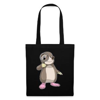 Mole Detective Magnifying Glass - Tote Bag - black - Front