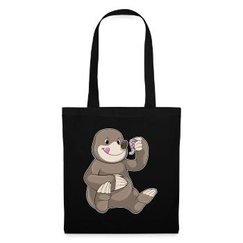 Mole Earthworm - Tote Bag - black - Front